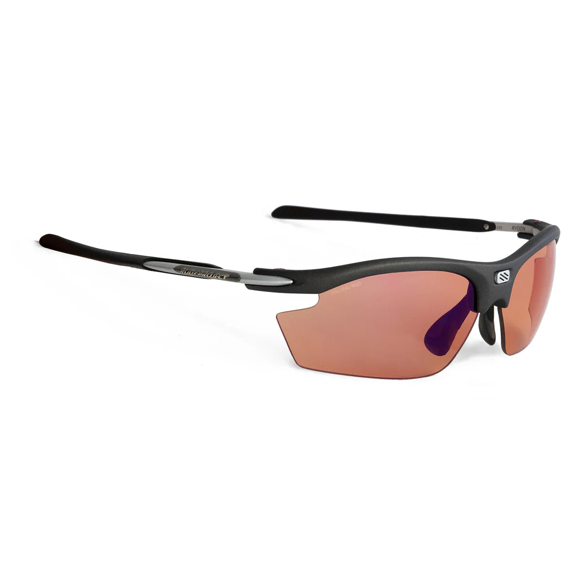 Lentes de ciclismo Rudy Project Rydon Hunt & Shooting Negro Mate con mica Racing Red