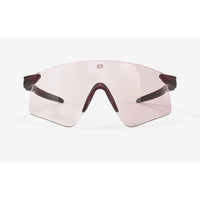Vista frontal de los lentes Rudy Project Astral Sphere Frozen Cherry Mate ImpactX 2 Roja
