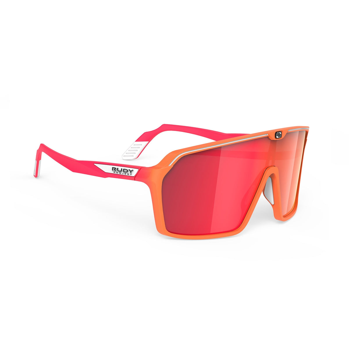Lentes Rudy Project Spinshield Mandarin Fade Coral Matte con lente Multi Laser Red para ciclismo