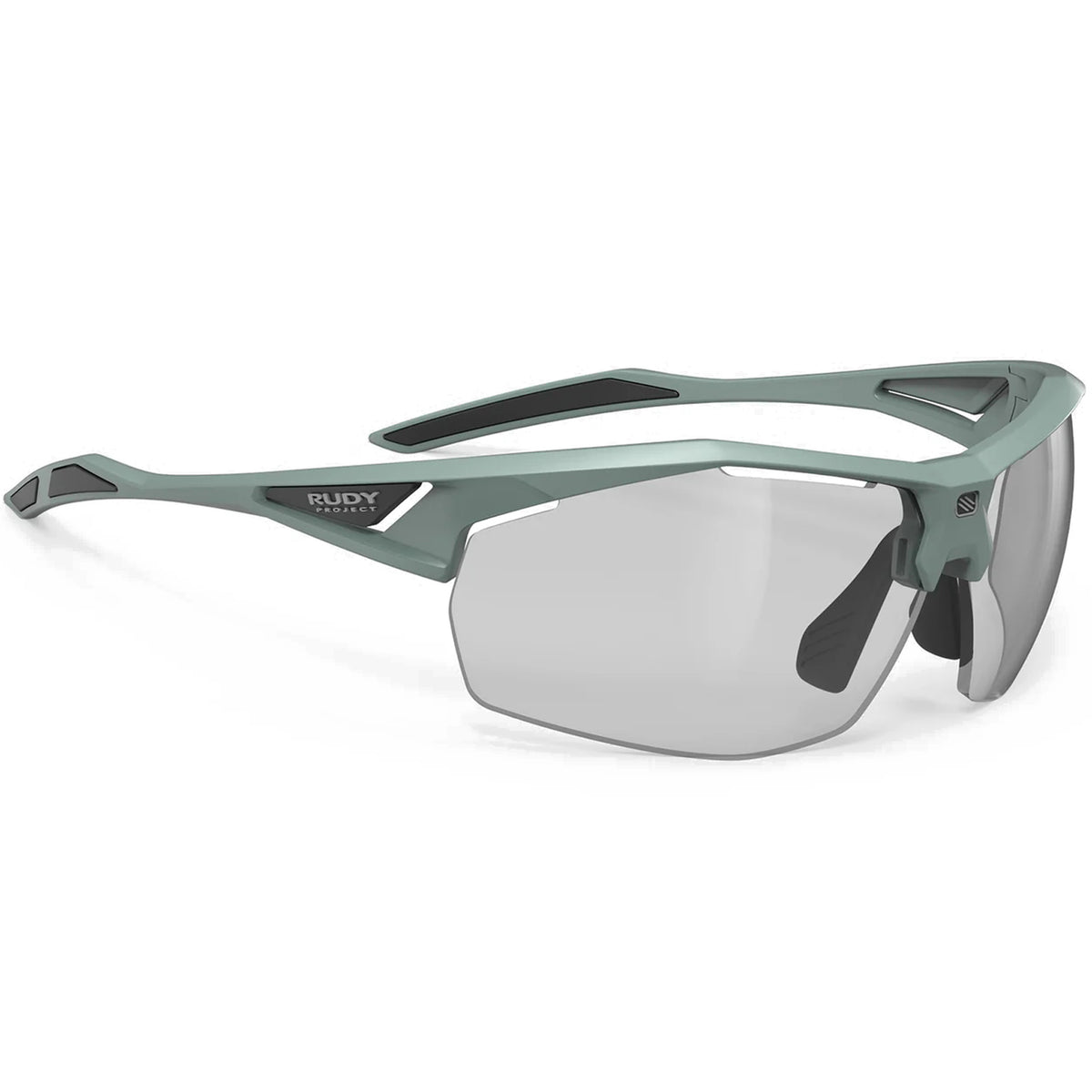 Lentes Rudy Project Sydus Verde Sage Mate con lente ImpactX 2 Black fotocromática para ciclismo y running