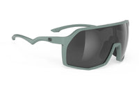 Lentes Rudy Project Thunder Verde Sage Mate con lente Smoke Black para ciclismo
