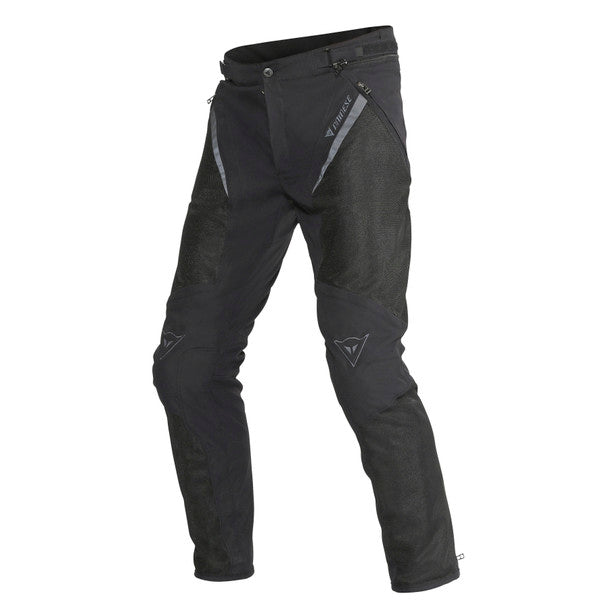 Pantalón para moto Dainese Drake Super Air Tex negro con máxima ventilación para conducción en verano