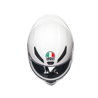 parte superior del casco para moto agv k1 s blanco