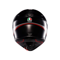parte trasera del casco agv k1 s lap