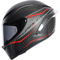 Casco AGV Pista GP Gran Premio Rosso lateral izquierdo gráfico racing MotoGP
