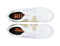 Vista frontal de zapatillas de ciclismo ruta Sidi Ergo 6 White