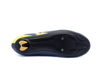 Vista inferior de suela Aerolite Nylon Carbon en zapatillas Sidi Fast 2 Blue Yellow