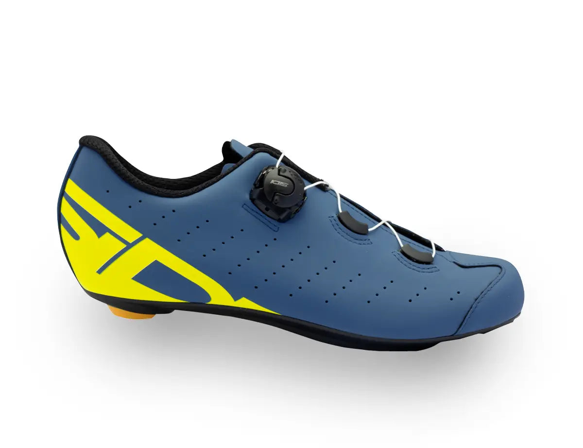Zapatillas de ciclismo ruta Sidi Fast 2 Blue Yellow premium