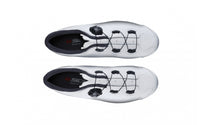 Vista frontal de zapatillas de ciclismo ruta Sidi Fast 2 White Grey