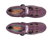 Vista frontal de zapatillas de ciclismo ruta Sidi Genius 10 Knit Violet