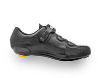 Vista lateral izquierda de zapatillas ruta Sidi Genius 10 Knitted Black