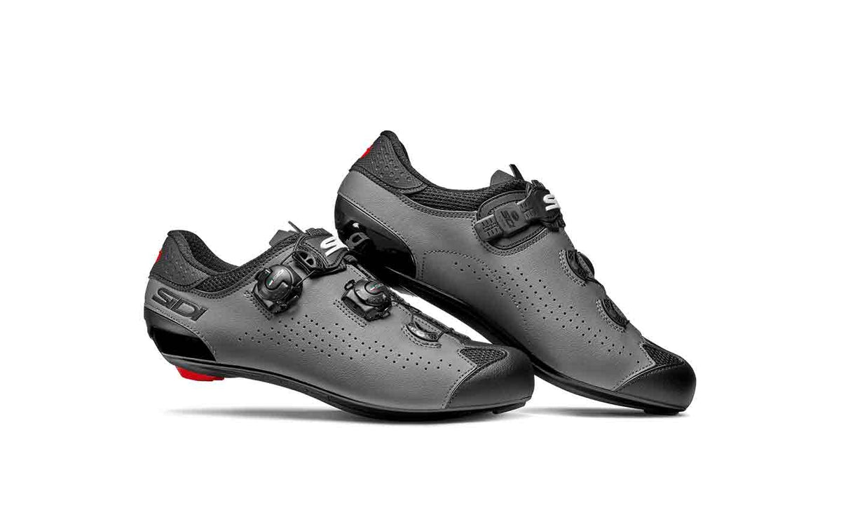 Zapatillas de ciclismo ruta Sidi Genius 10 Mega Grey wide fit