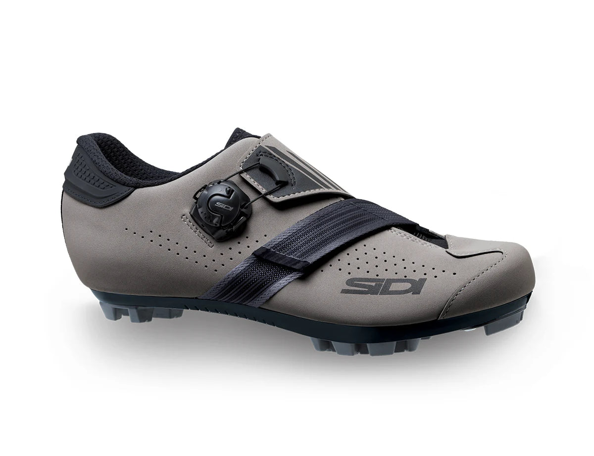 Zapatillas de ciclismo Sidi MTB Aertis Greige Black compatibles con SPD