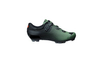 Vista lateral izquierda de zapatillas MTB Sidi Eagle 10 Green Black