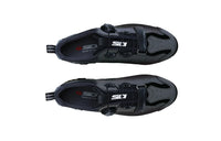 Vista frontal de zapatillas de ciclismo Sidi MTB SD15 Grey Black