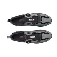 Vista frontal de zapatillas de ciclismo Sidi MTB SD15 Light Grey Black