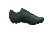 Vista lateral izquierda de zapatillas MTB Sidi Speed 2 Dark Green Black