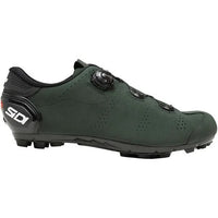 Vista lateral izquierda de zapatillas MTB Sidi Speed Dark Green