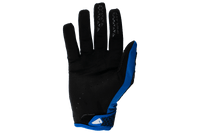 Material transpirable de los guantes para motocross UFO Muria azul