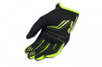 Palma Clarino de alta sensibilidad en guantes para moto cross UFO Reason negro amarillo