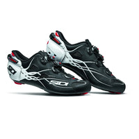 Zapatillas de ciclismo Sidi Shot Matte negro blanco con suela de carbono